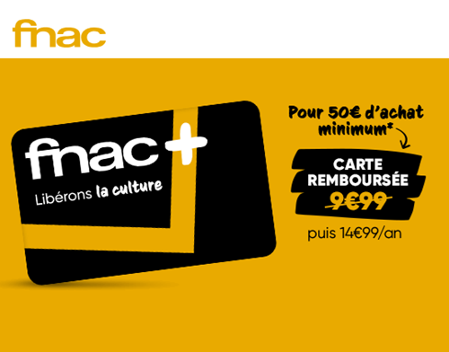 Fnac carte offerte