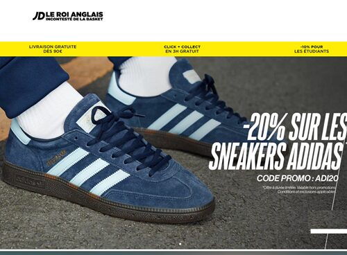 JD Sports code promo Adidas