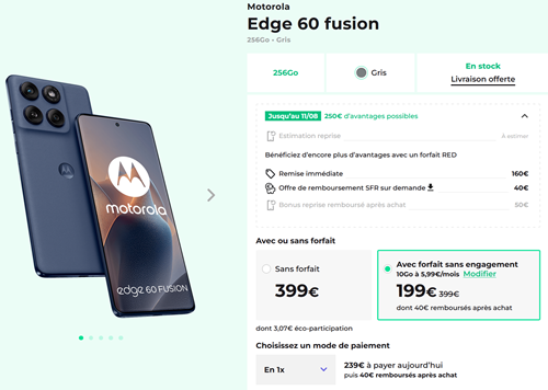 Motorola Edge 60 Fusion