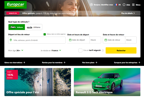 Promo Europcar