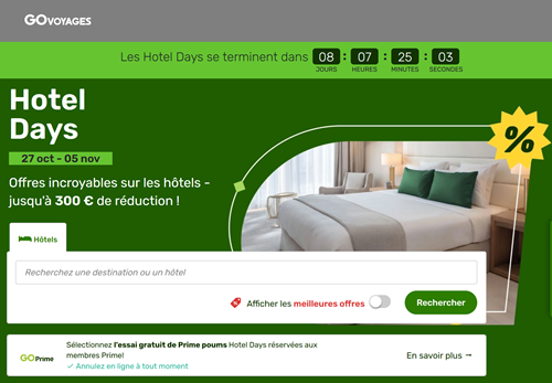 Promo Hotel Go Voyages